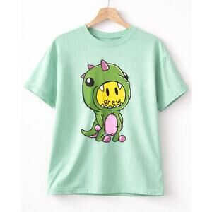 Drew House Mint Green Dinosaur Graphic Dinodrew Justin Bieber Brand Size Small